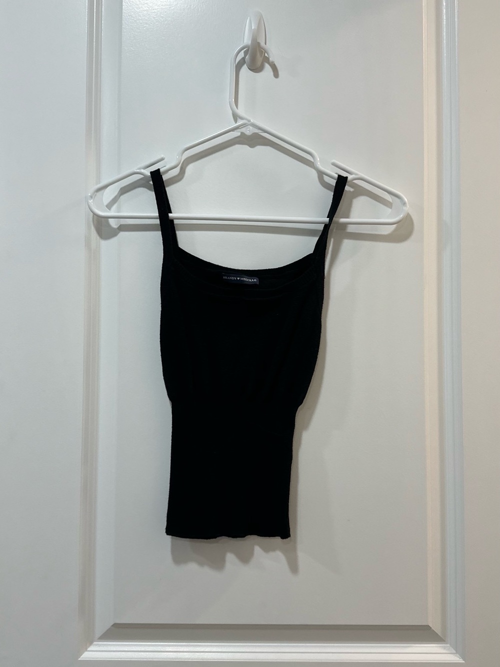 Brandy Melville Black Slim Ribbed Tank Top